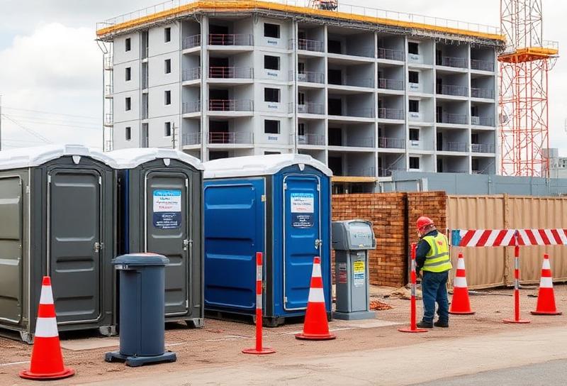Construction Site Portable Toilets in Omaha